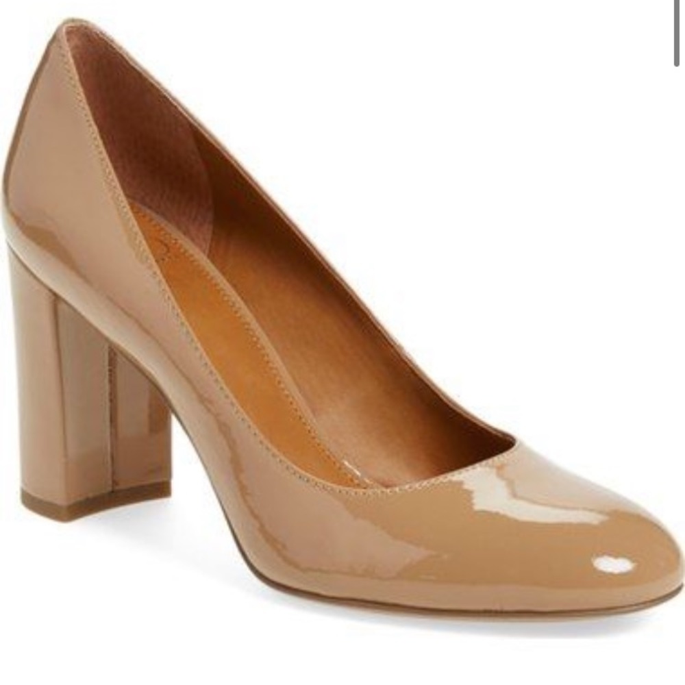 Franco Sarto Aziza Block Pumps EUC